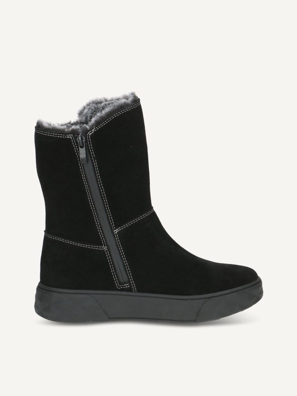 Caprice Stiefelette - Schwarzes Wildleder