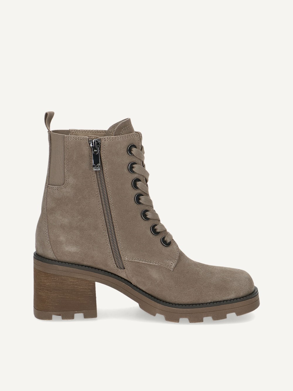 Caprice Stiefelette - Schlammfarbenes Wildleder