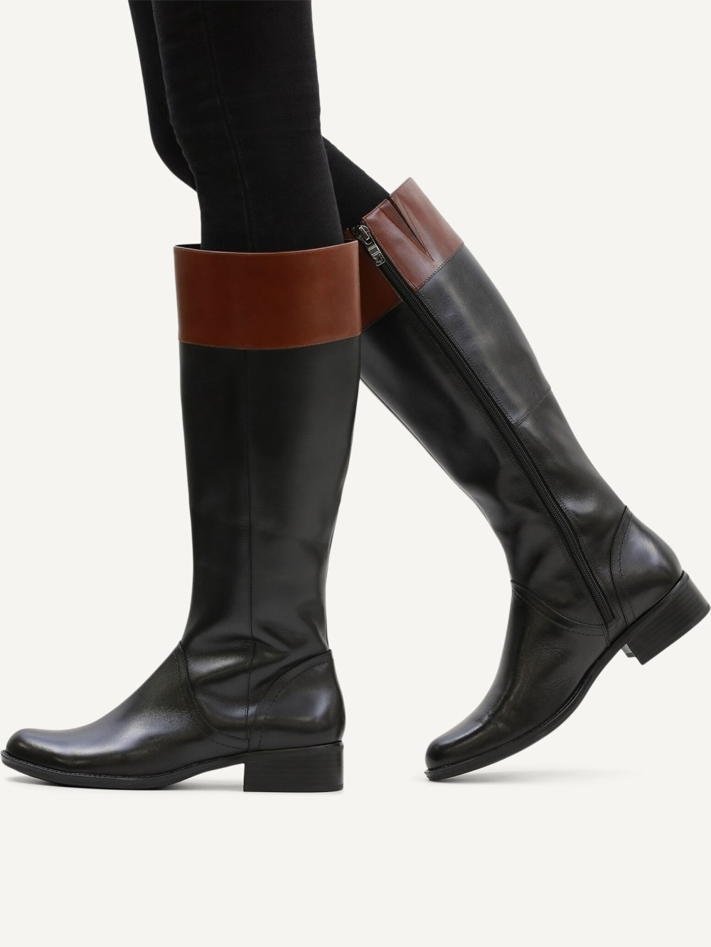 Caprice Stiefel - Schwarzer Kammleder
