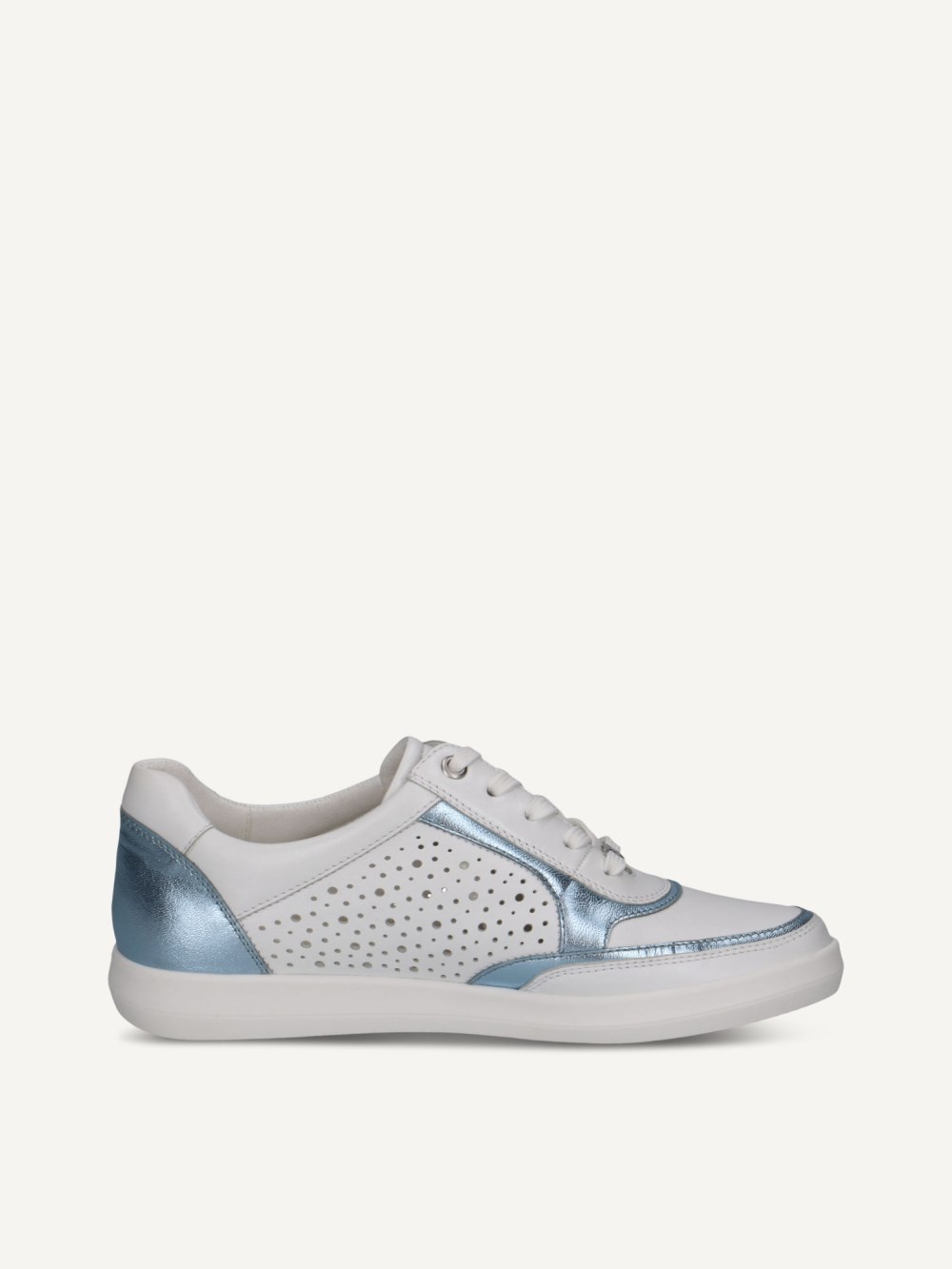 Caprice Sneaker - Weiß/Hellblau