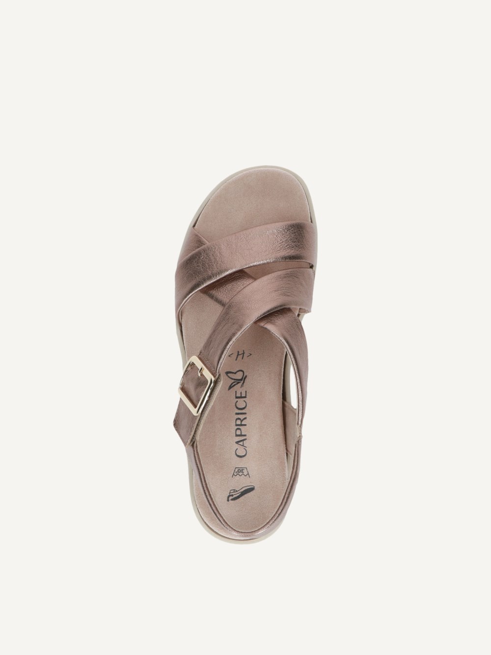 Caprice Sandale - Taupe-Metallic