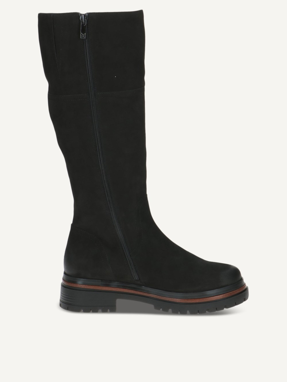Caprice Stiefel - Schwarzes Nubukleder