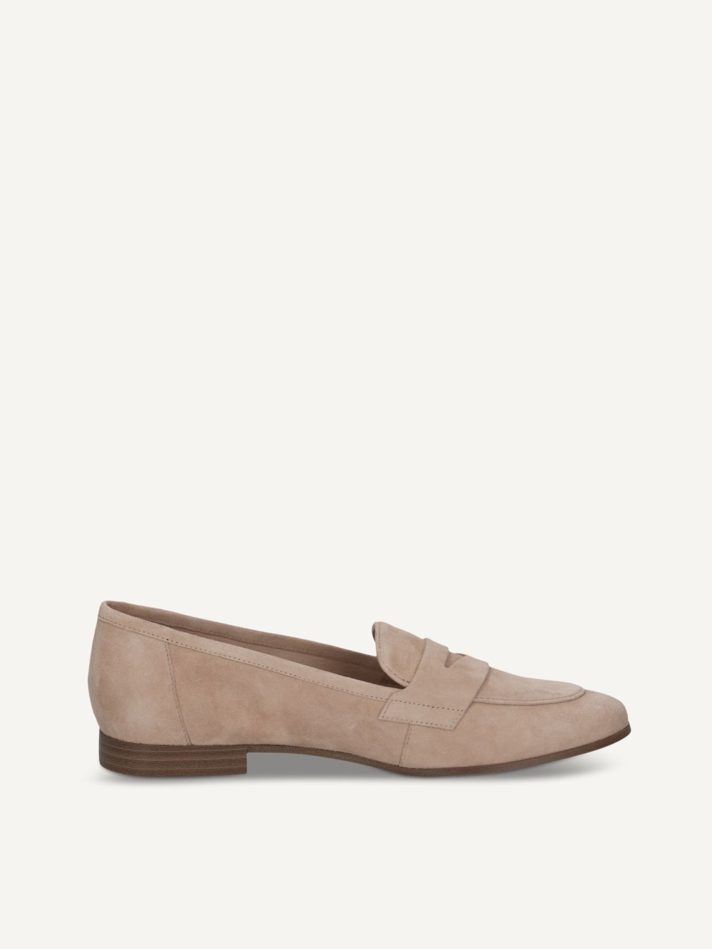 Caprice Slipper - Beige Wildleder