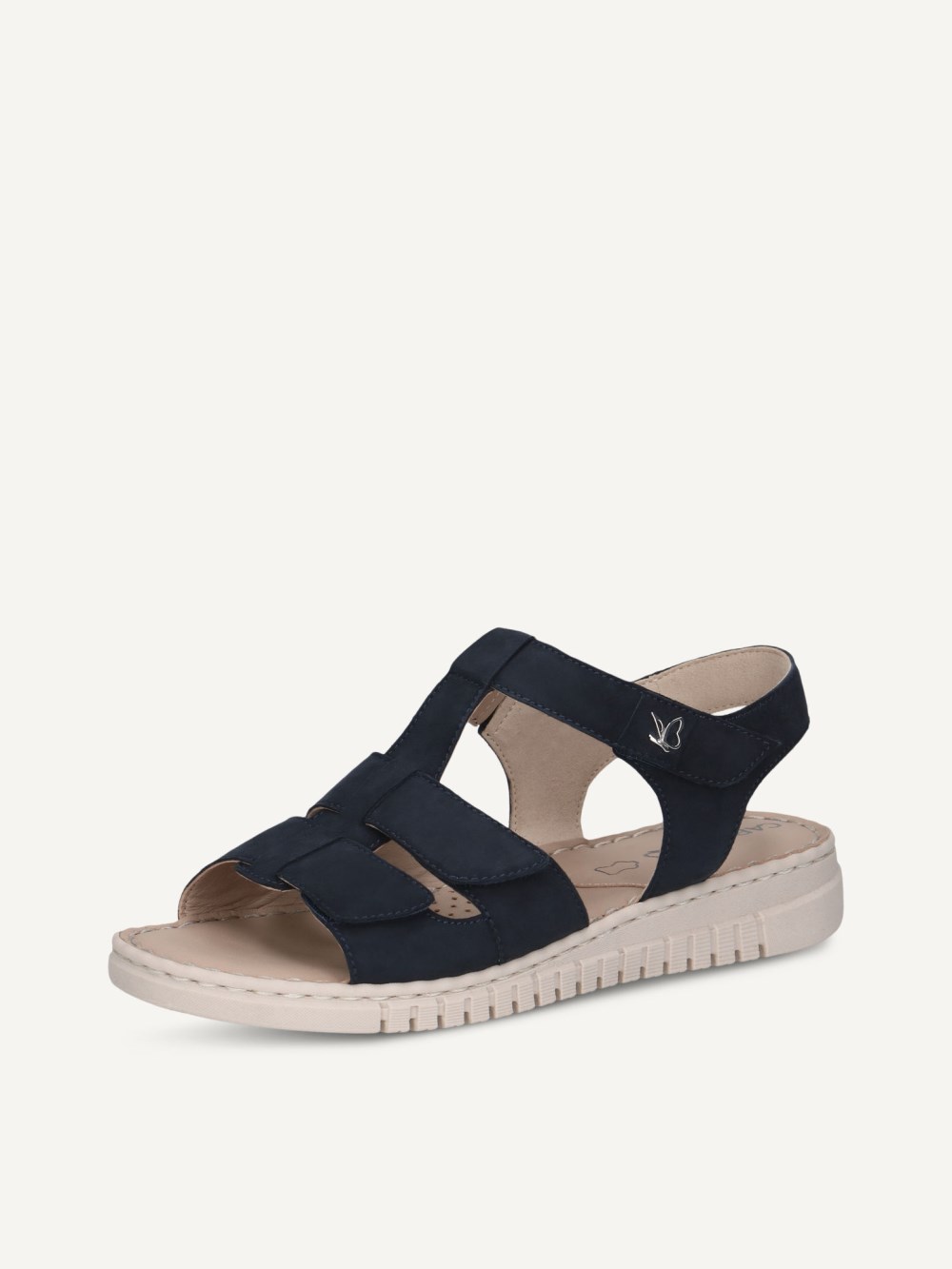 Caprice Sandalette - Ozean-Wildleder