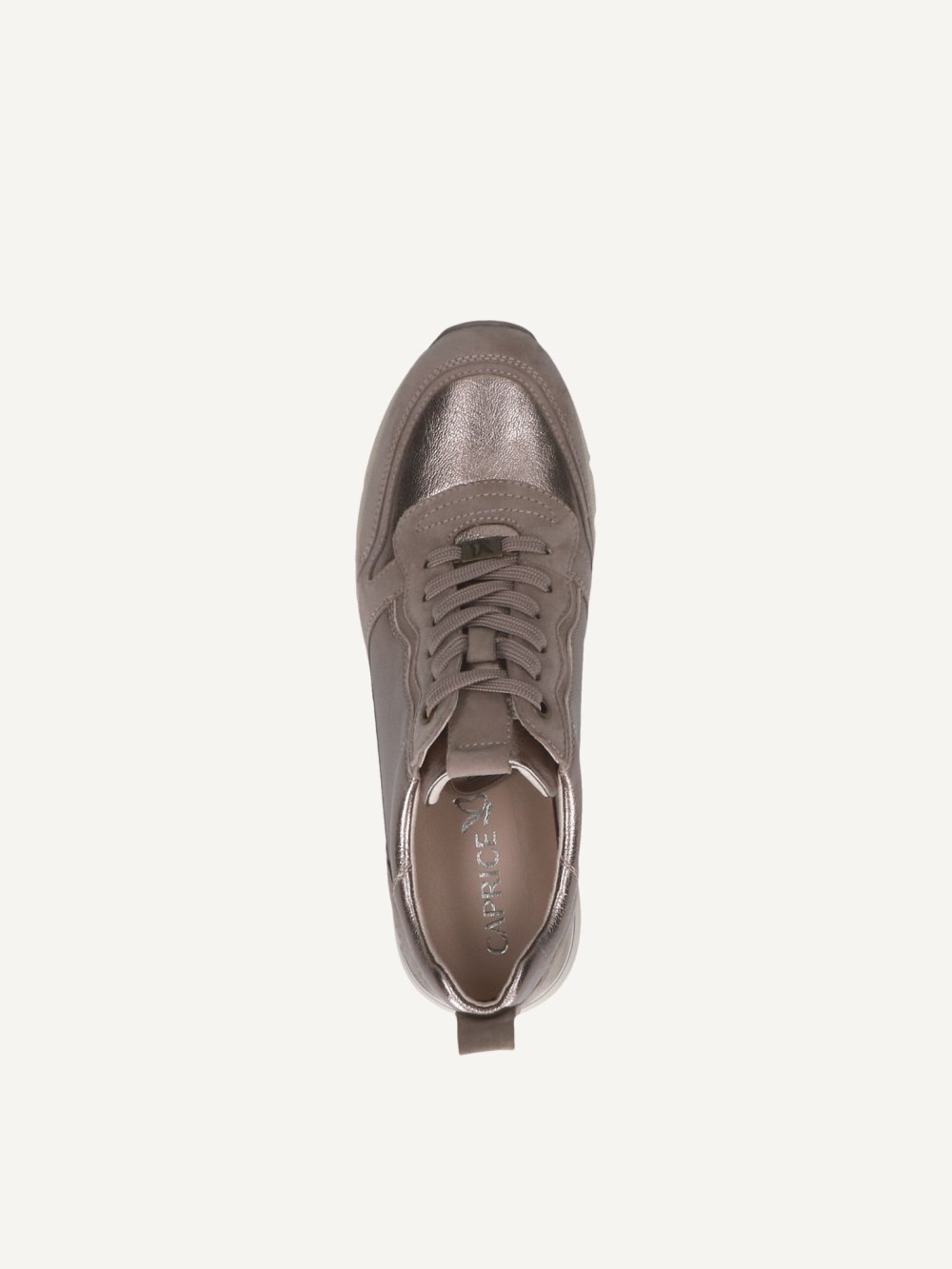 Caprice Sneaker - Taupefarbener Kamm