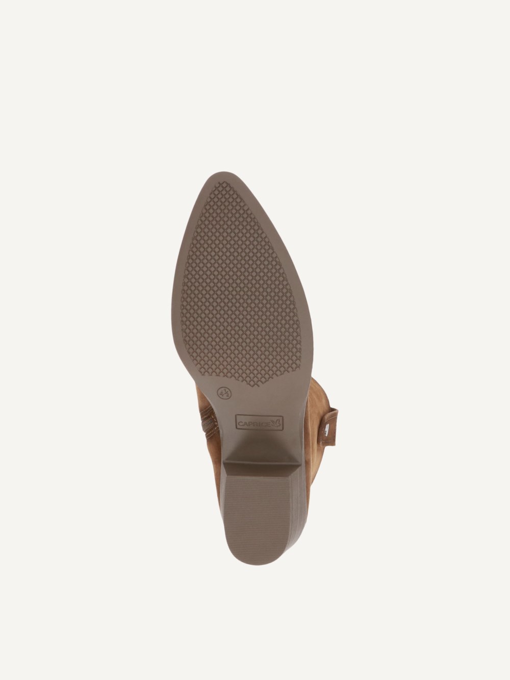 Caprice Stiefelette - Khakifarbenes Wildleder