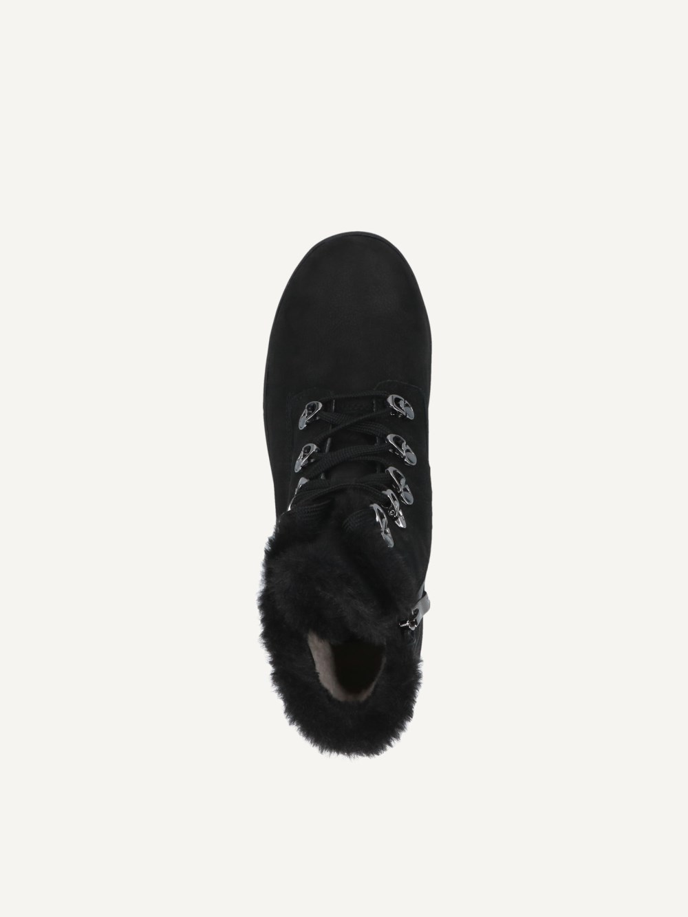 Caprice Stiefelette - Schwarzes Nubukleder