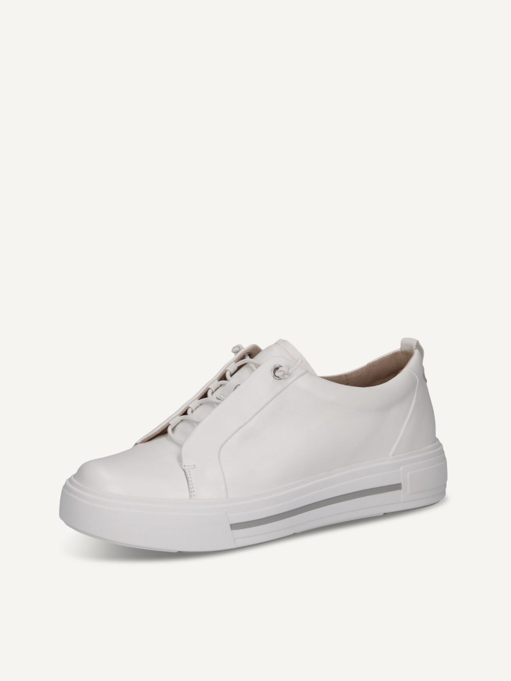 Caprice Sneaker - Weißes Nappa