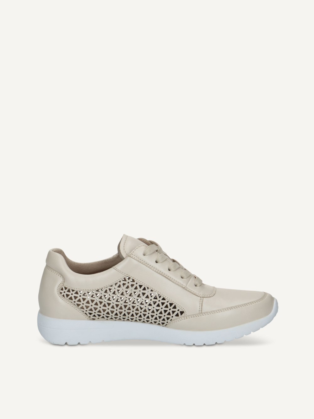 Caprice Sneaker - Creme-Perlmuttleder