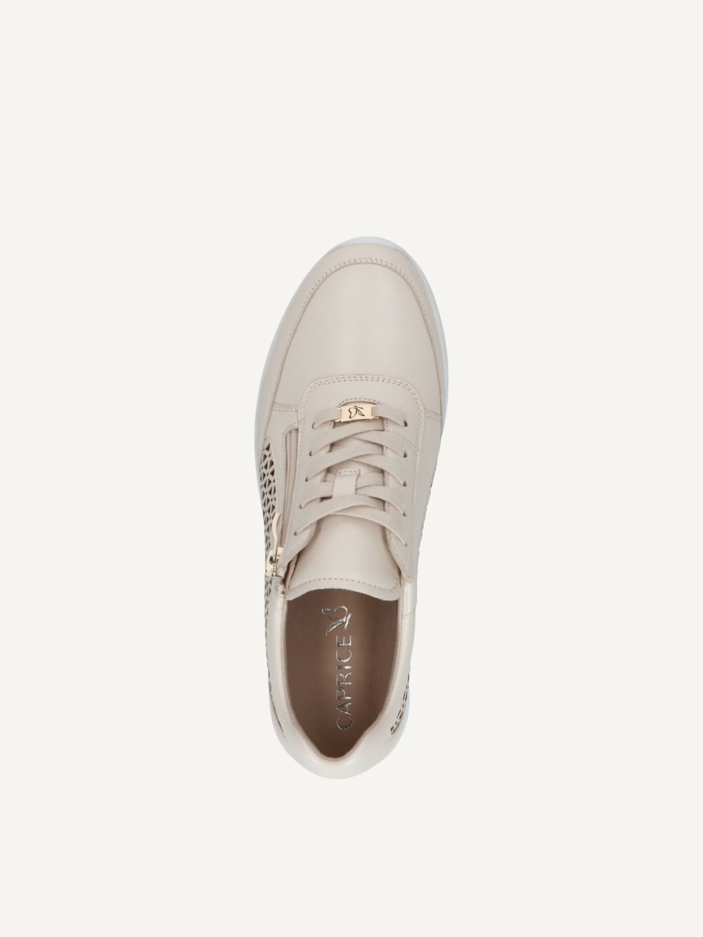 Caprice Sneaker - Creme-Perlmuttleder