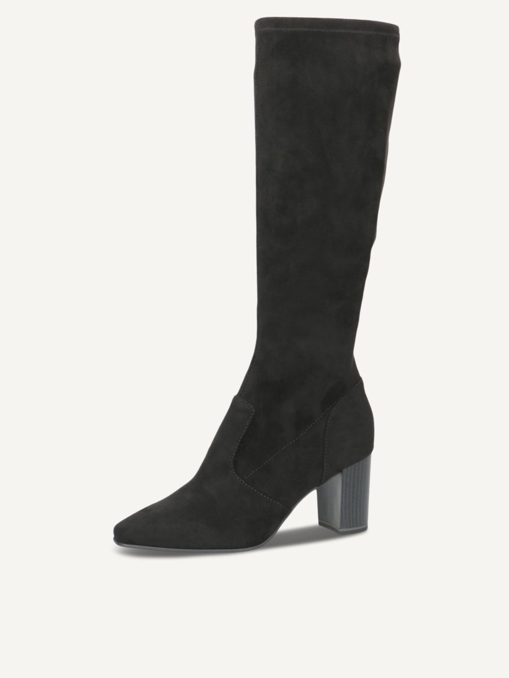 Caprice Stiefel - Schwarzer Stretch