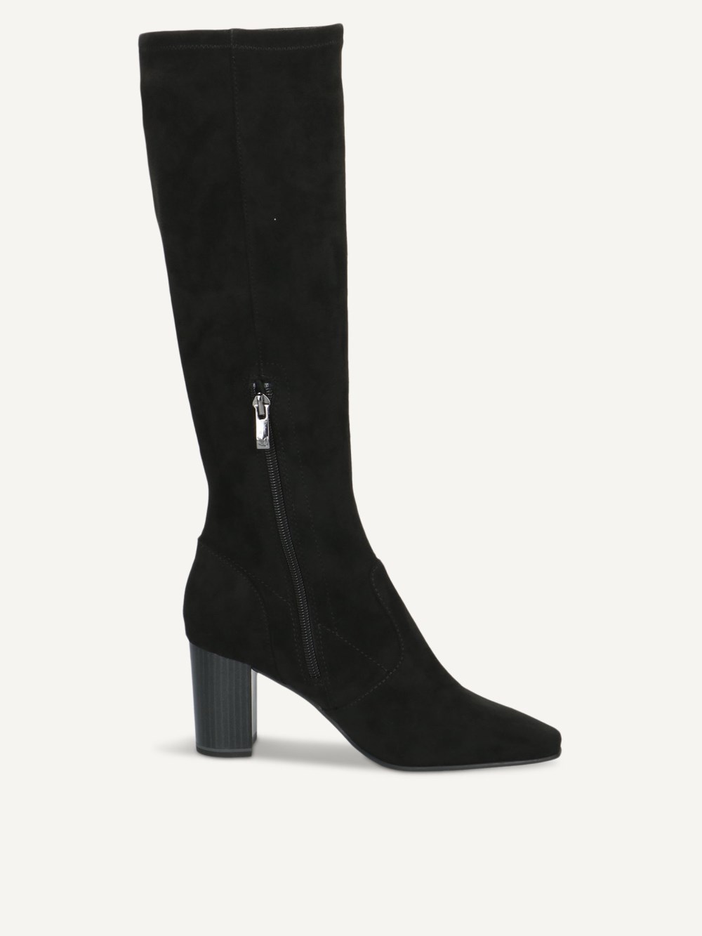 Caprice Stiefel - Schwarzer Stretch