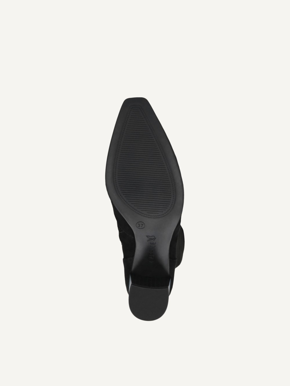Caprice Stiefel - Schwarzer Stretch