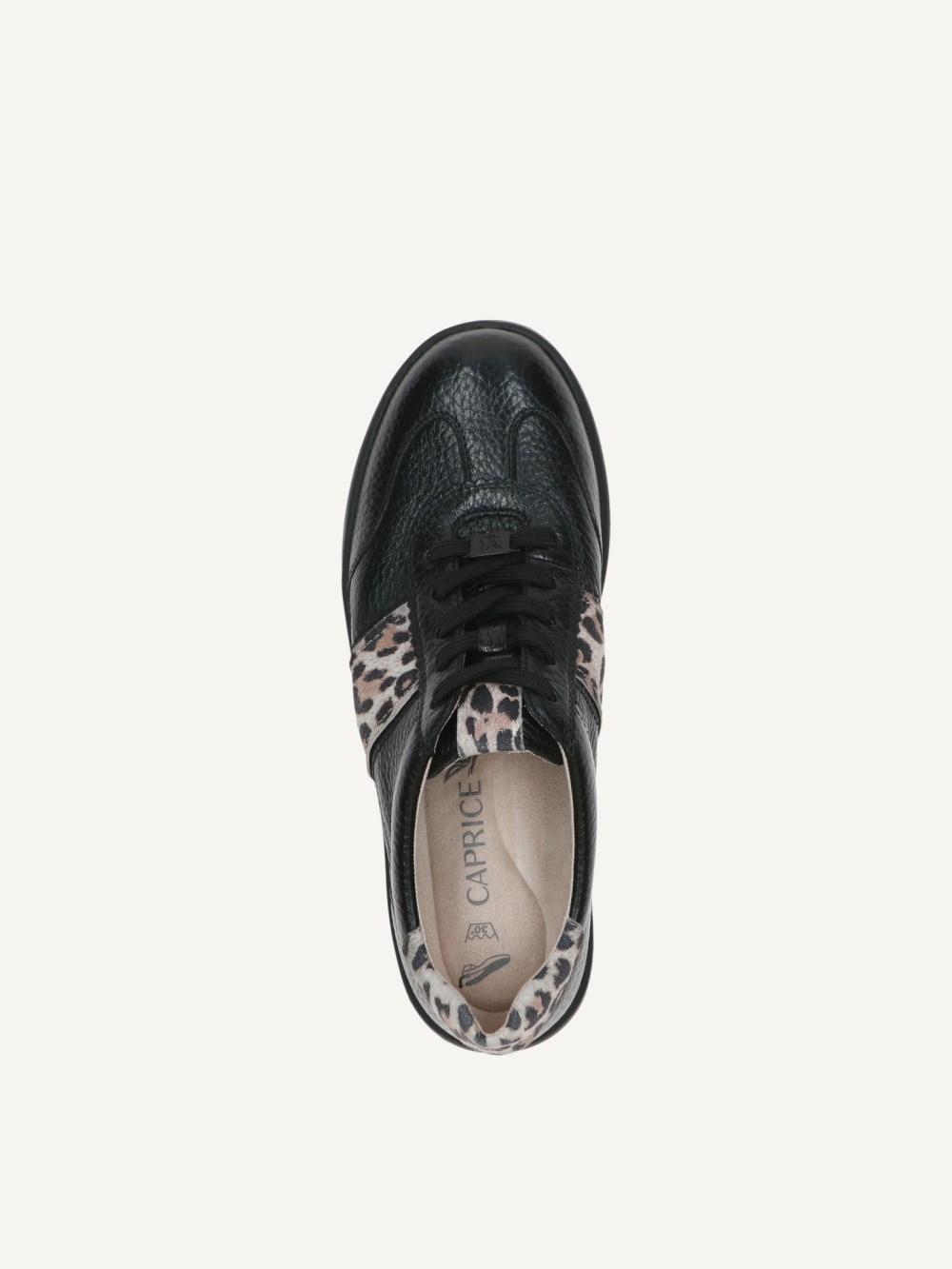 Caprice Sneaker - Schwarzes Rehleder