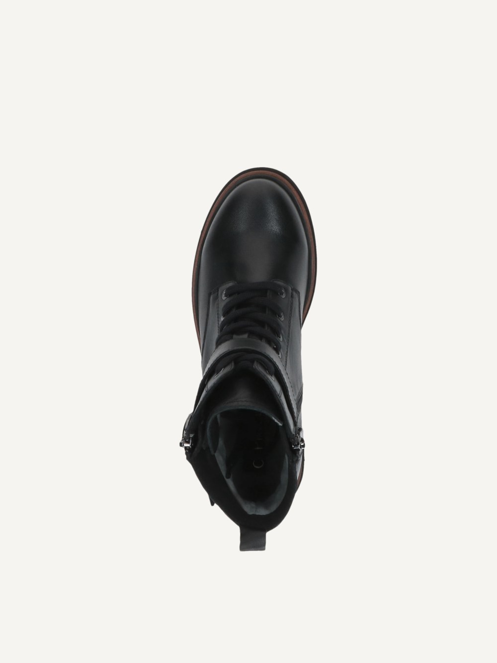 Caprice Stiefelette - Schwarzes Nappaleder