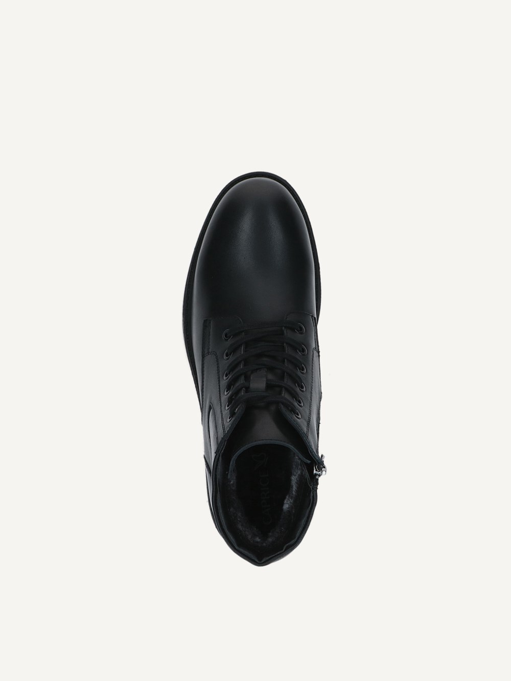 Caprice Stiefelette - Schwarzes Nappaleder