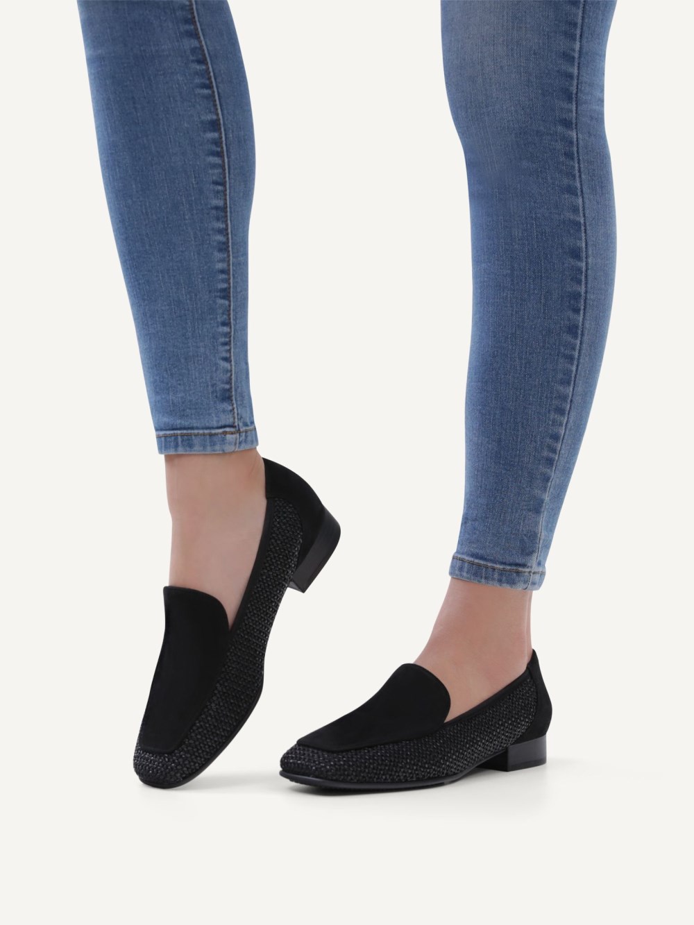 Caprice Slipper - Schwarzer Kamm
