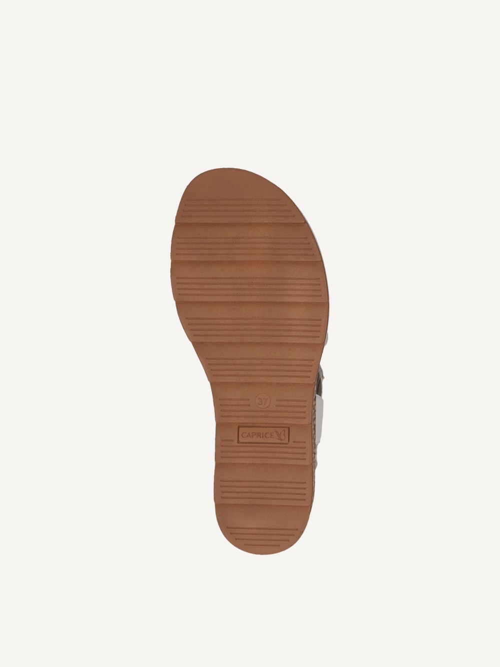 Caprice Sandalette - Offwhite Kammleder
