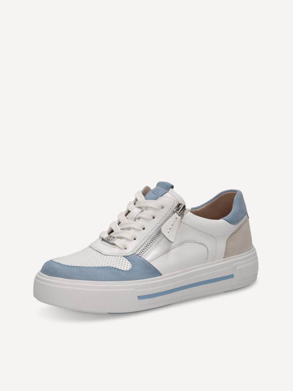 Caprice Sneaker - Jeans/Weiß
