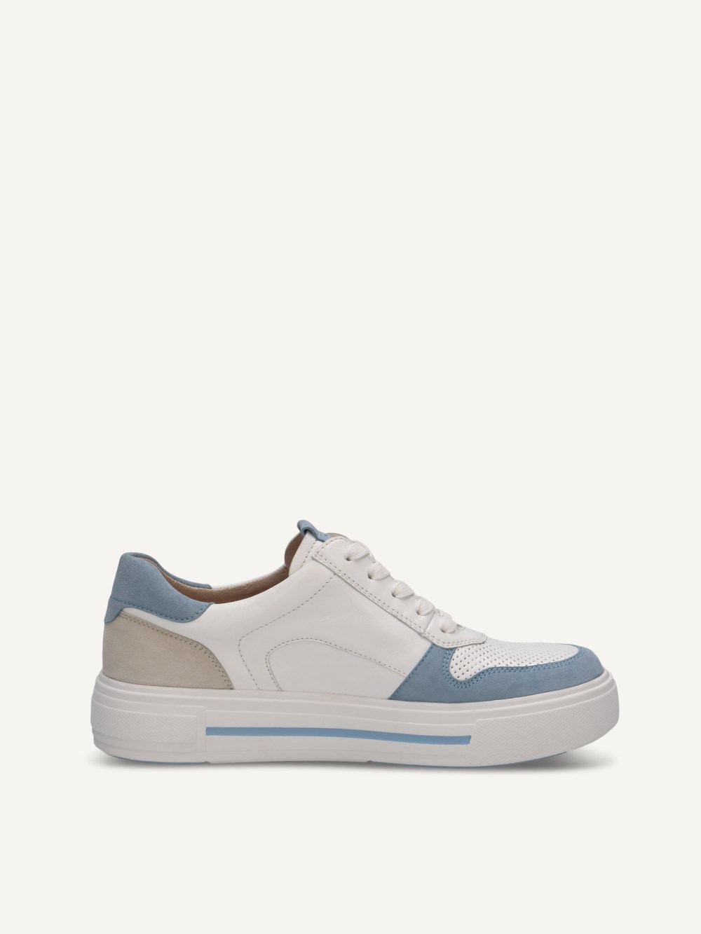 Caprice Sneaker - Jeans/Weiß