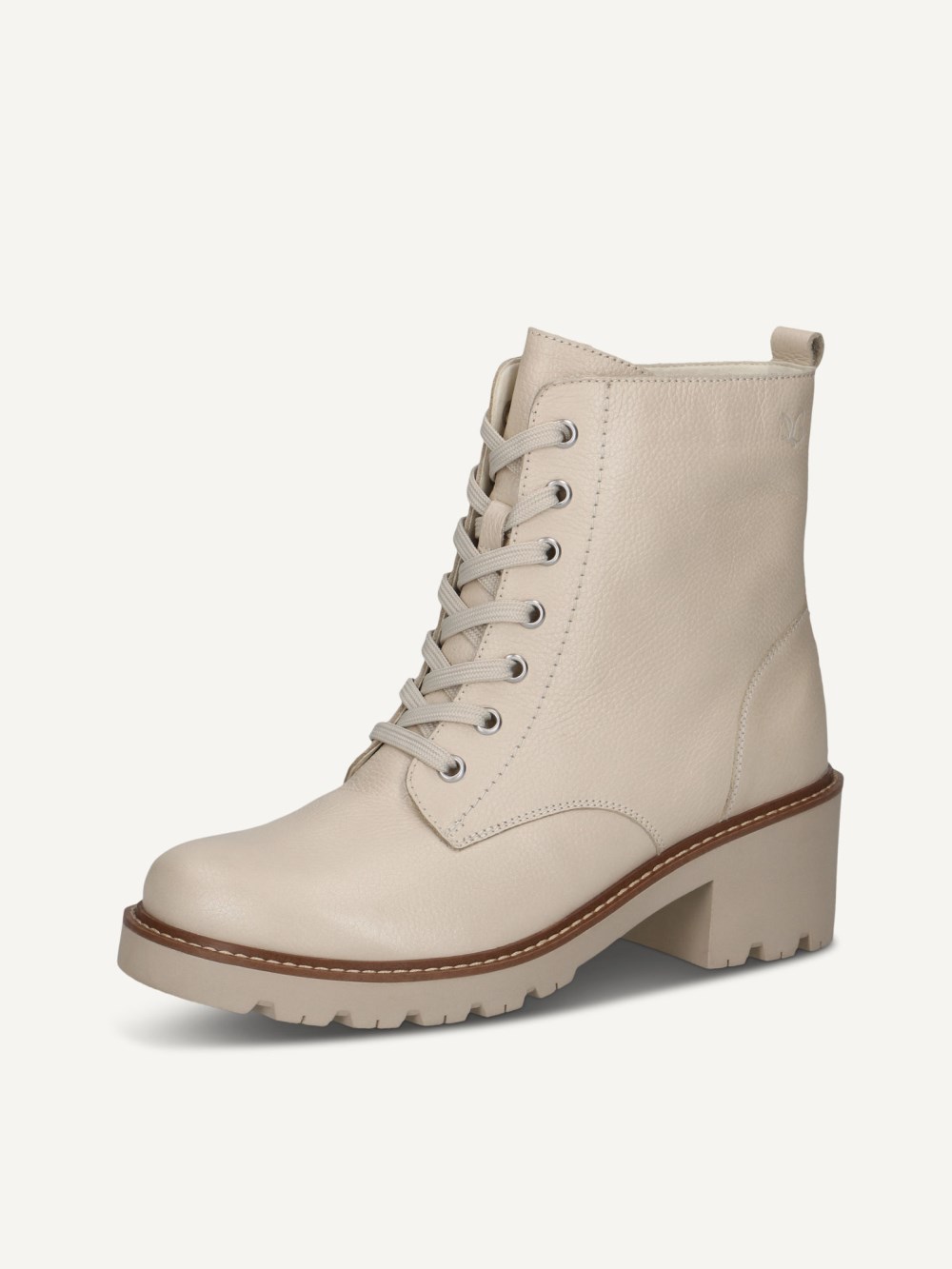 Caprice Stiefelette - Offwhite Perl.