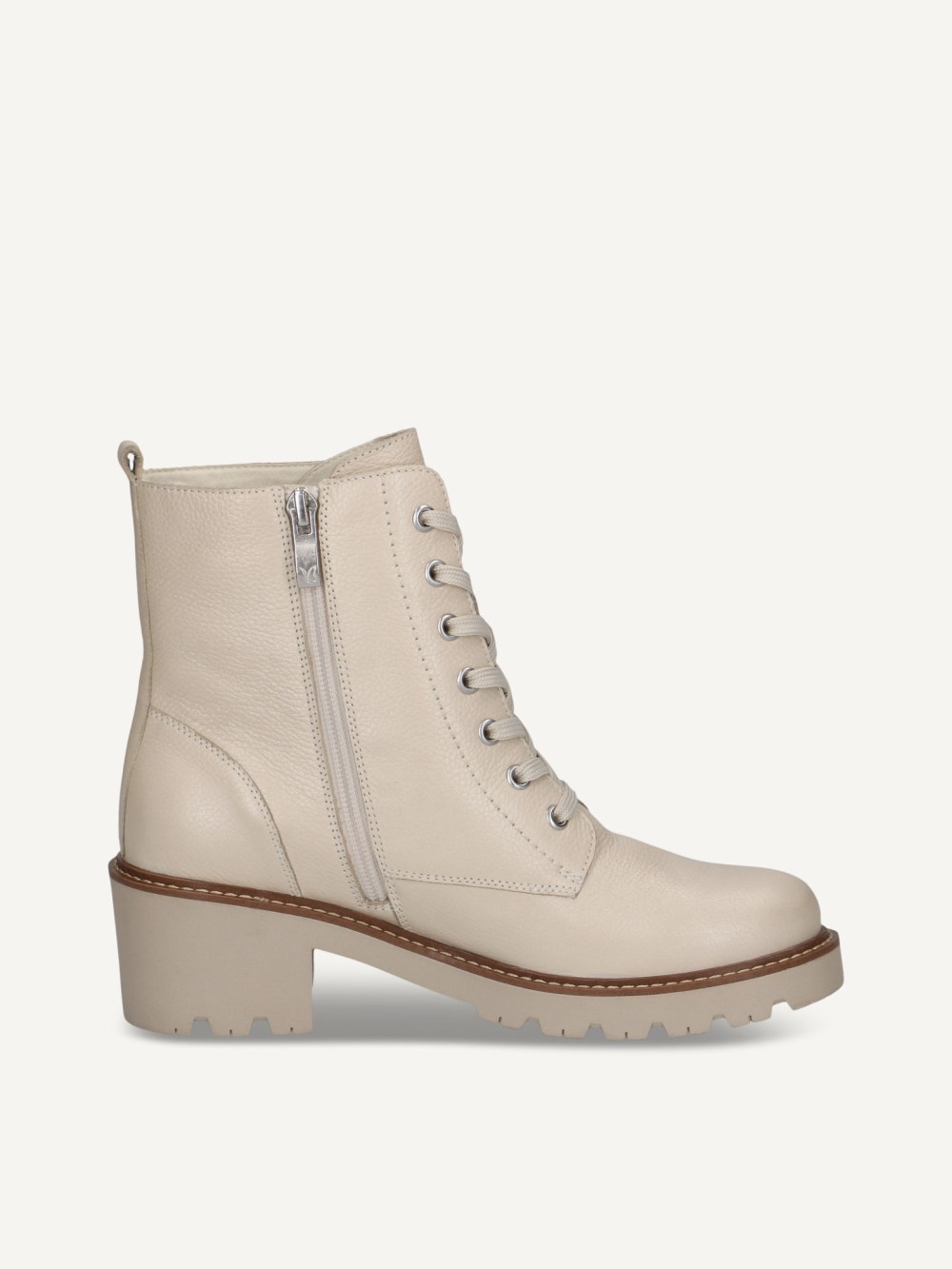 Caprice Stiefelette - Offwhite Perl.