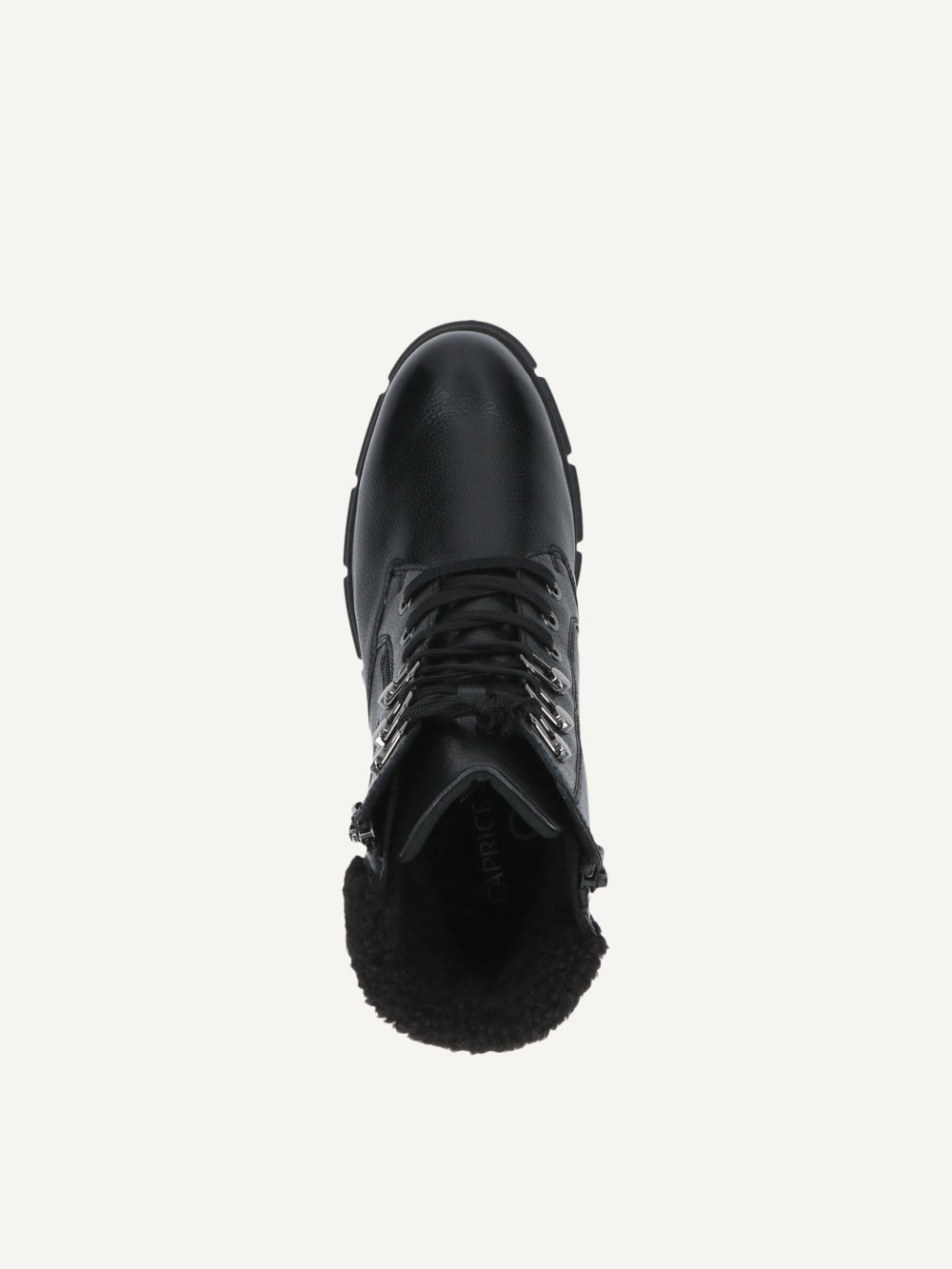 Caprice Stiefelette - Schwarzes Nappaleder