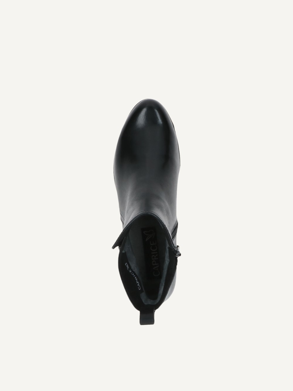 Caprice Stiefelette - Schwarzes Nappaleder