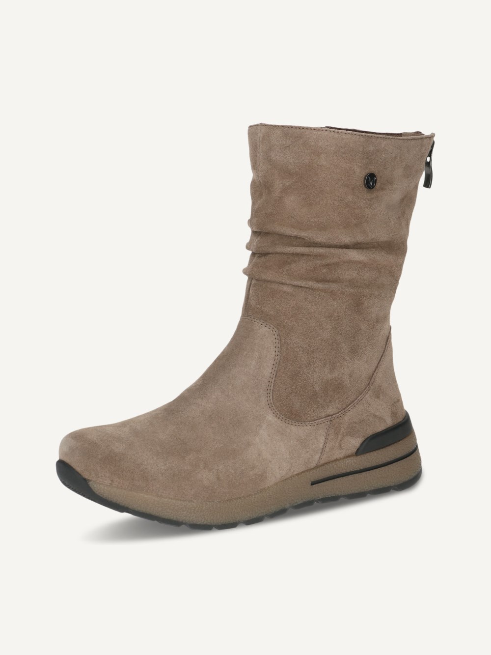 Caprice Stiefelette - Taupefarbenes Wildleder