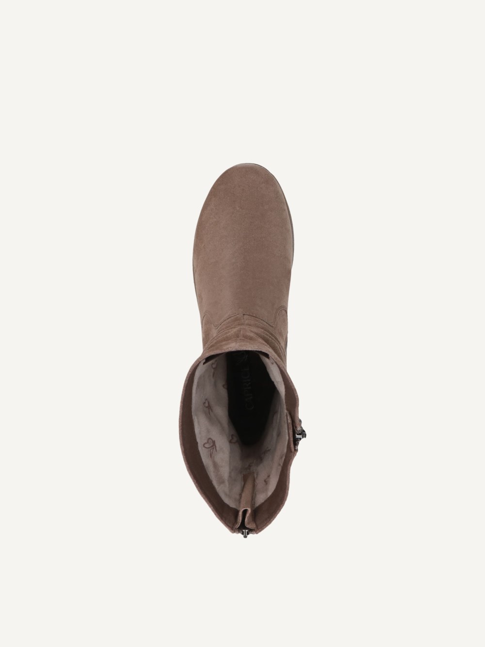 Caprice Stiefelette - Taupefarbenes Wildleder