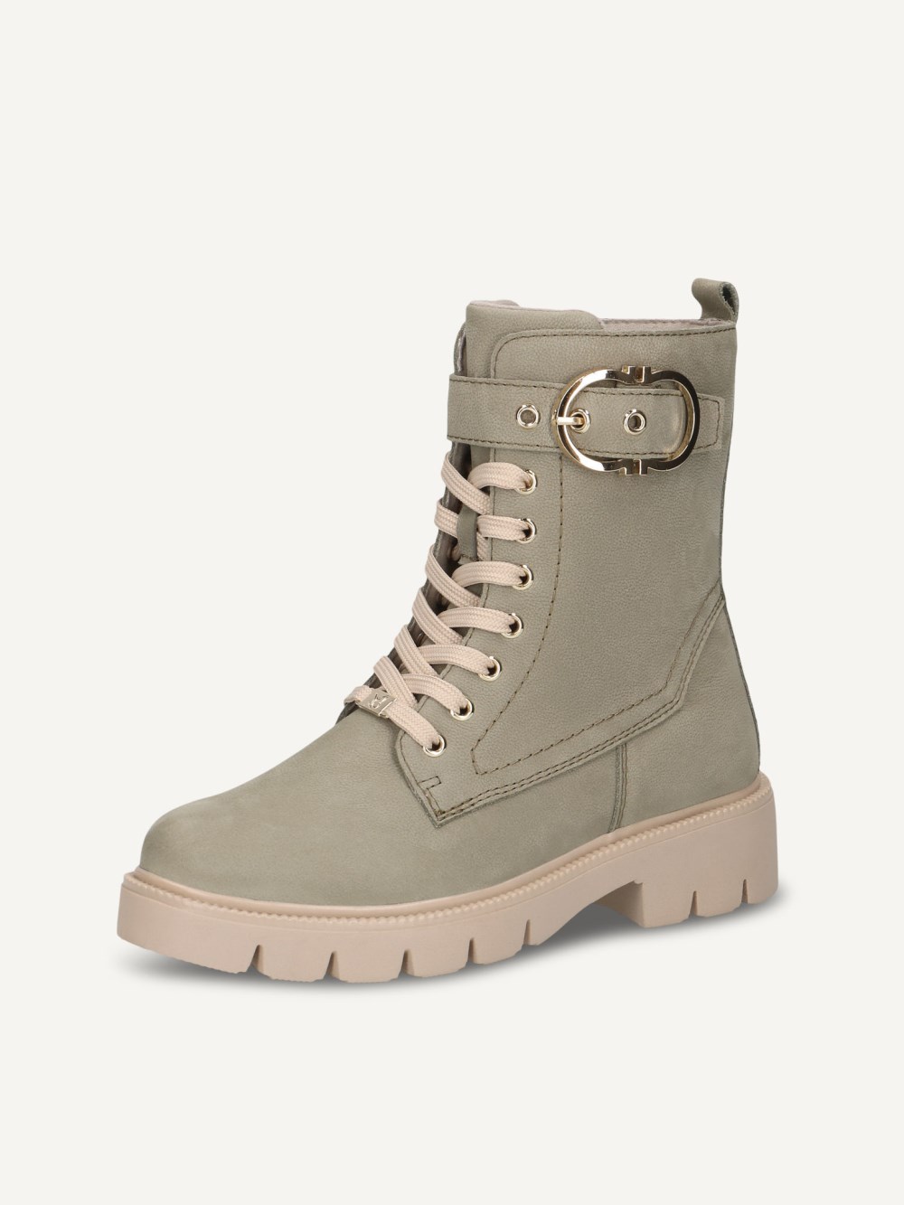Caprice Stiefelette - Khaki-Nubukleder