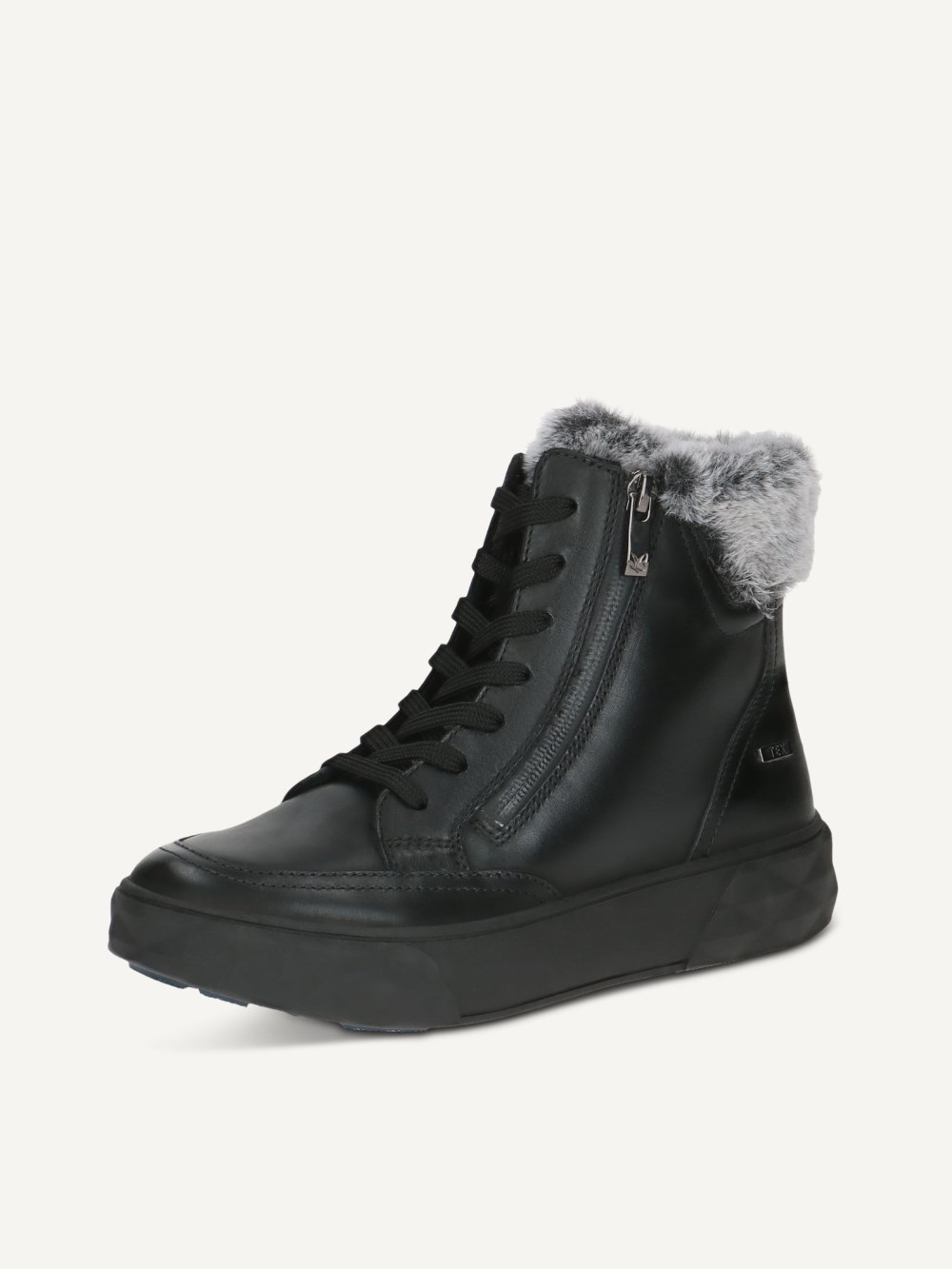 Caprice Stiefelette - Schwarzes Nappaleder