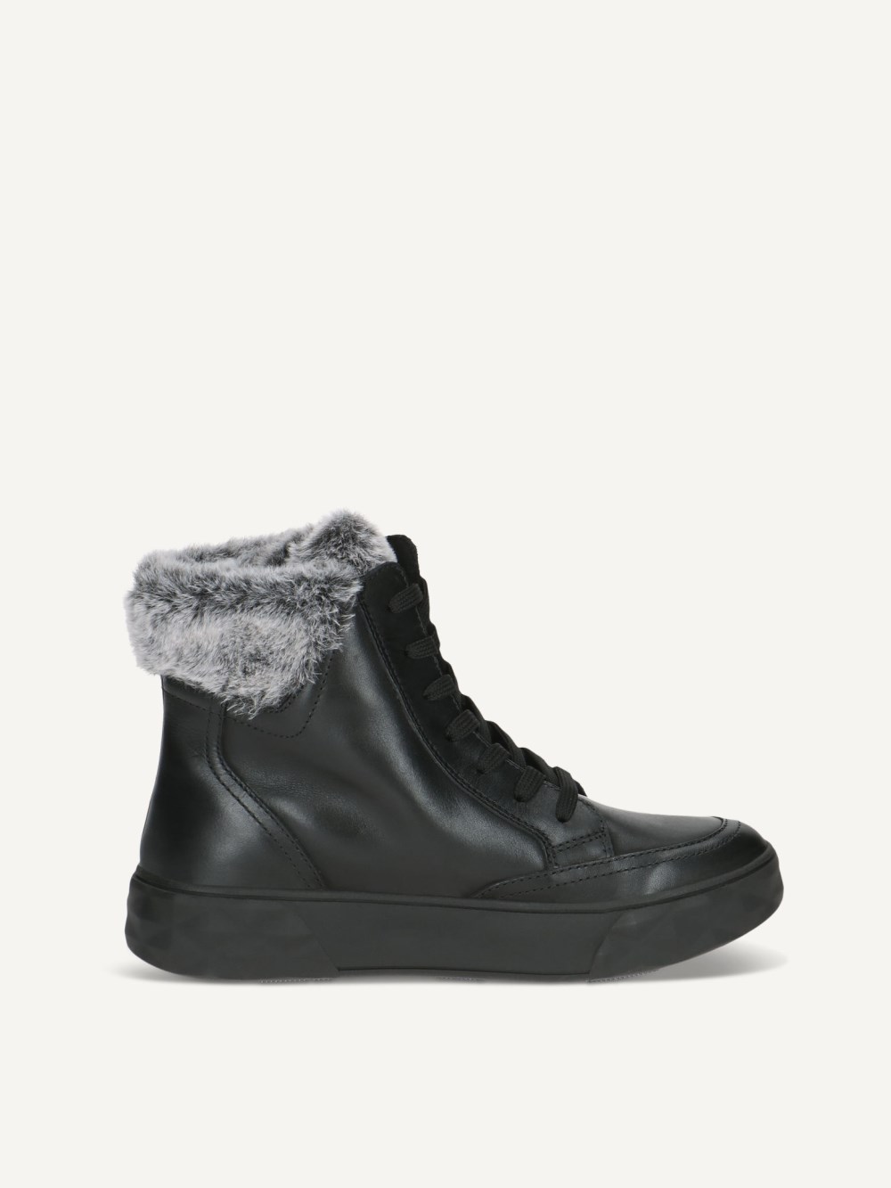 Caprice Stiefelette - Schwarzes Nappaleder