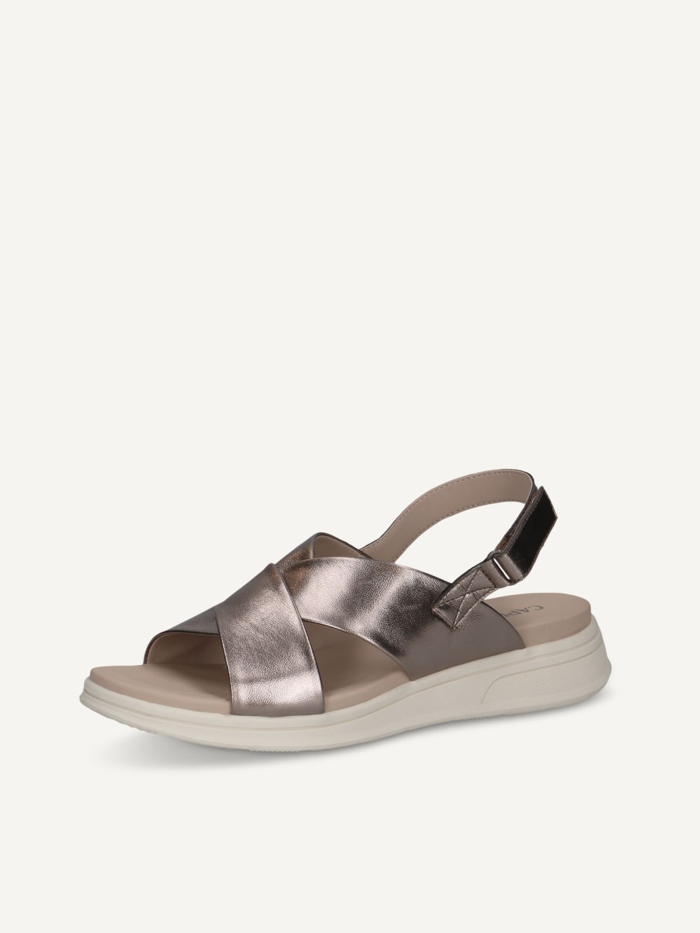 Caprice Sandale - Braunes Metallic