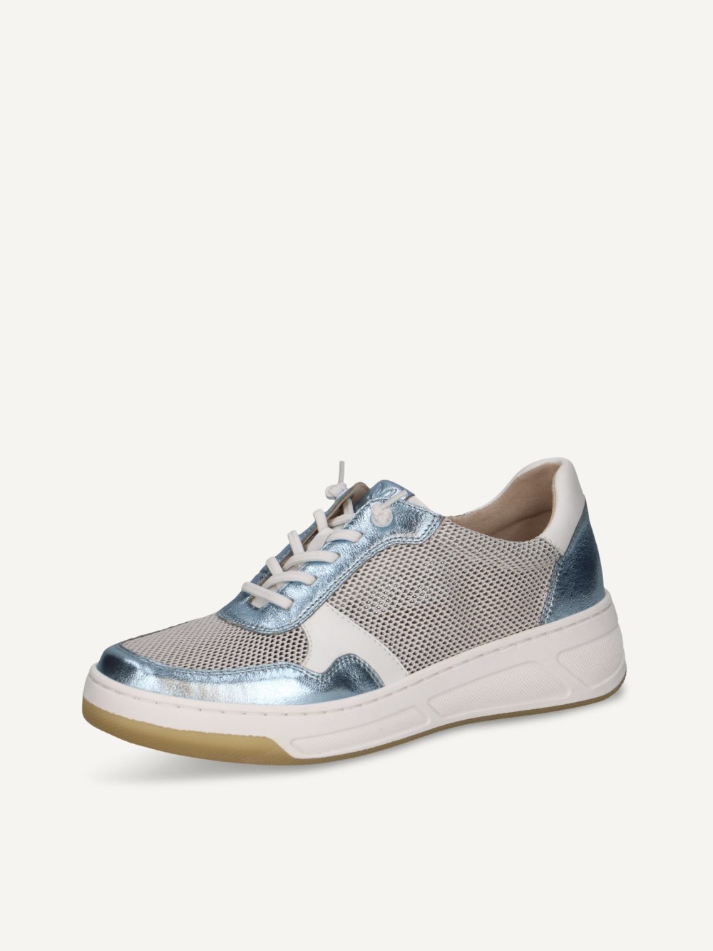 Caprice Sneaker - Weiß/Hellblau