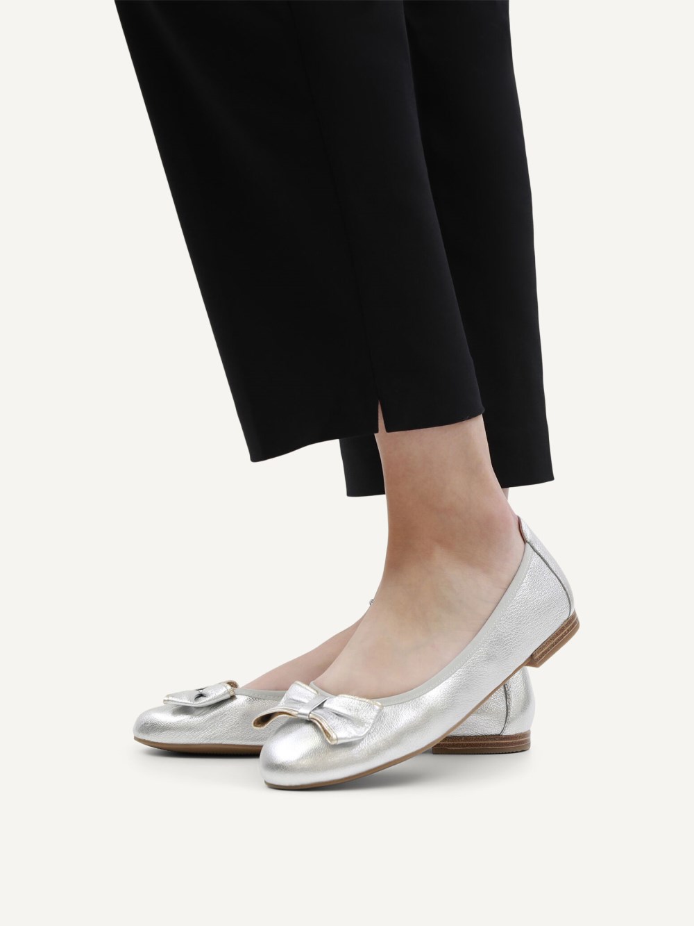 Caprice Ballerina - Silbermetallic.