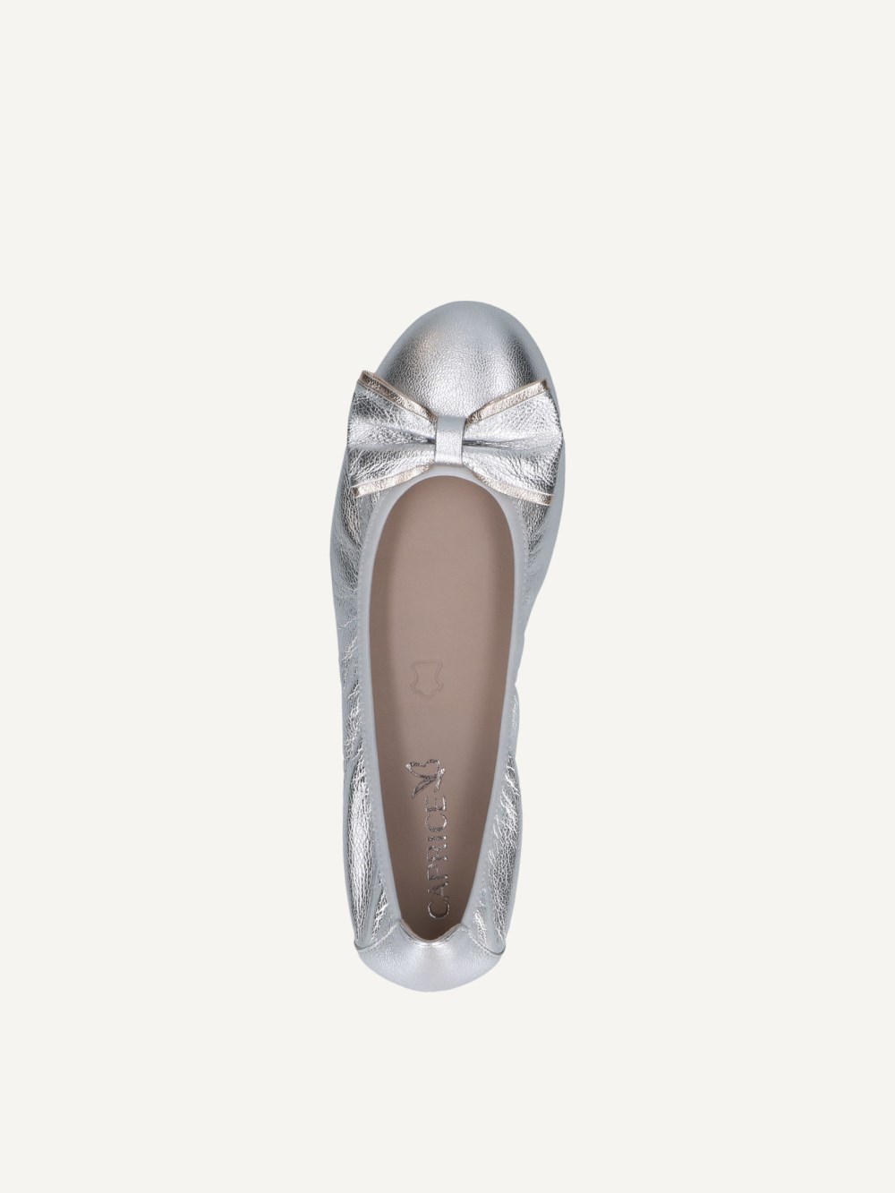 Caprice Ballerina - Silbermetallic.