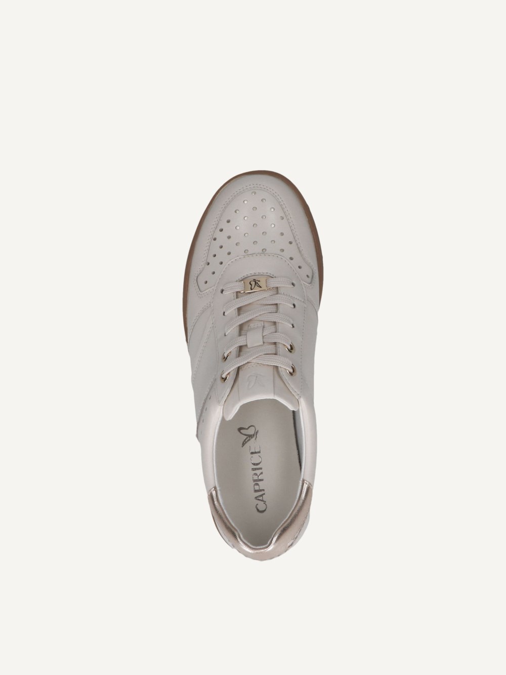 Caprice Sneaker - Vanillefarbener Kamm