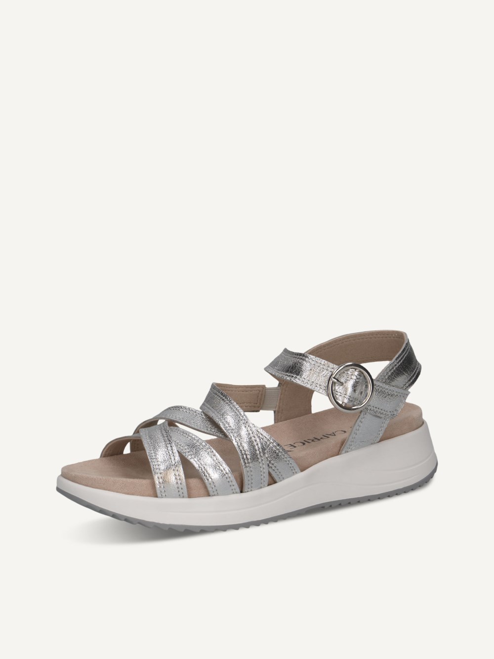 Caprice Sandale - Silbernes Metall