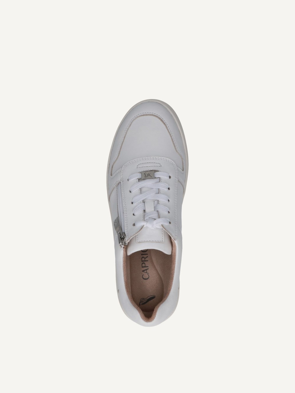 Caprice Sneaker - Weißes Nappa