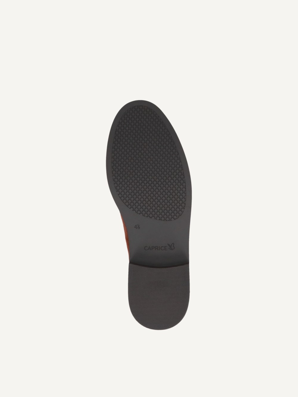 Caprice Slipper - Cognacfarbenes Wildleder