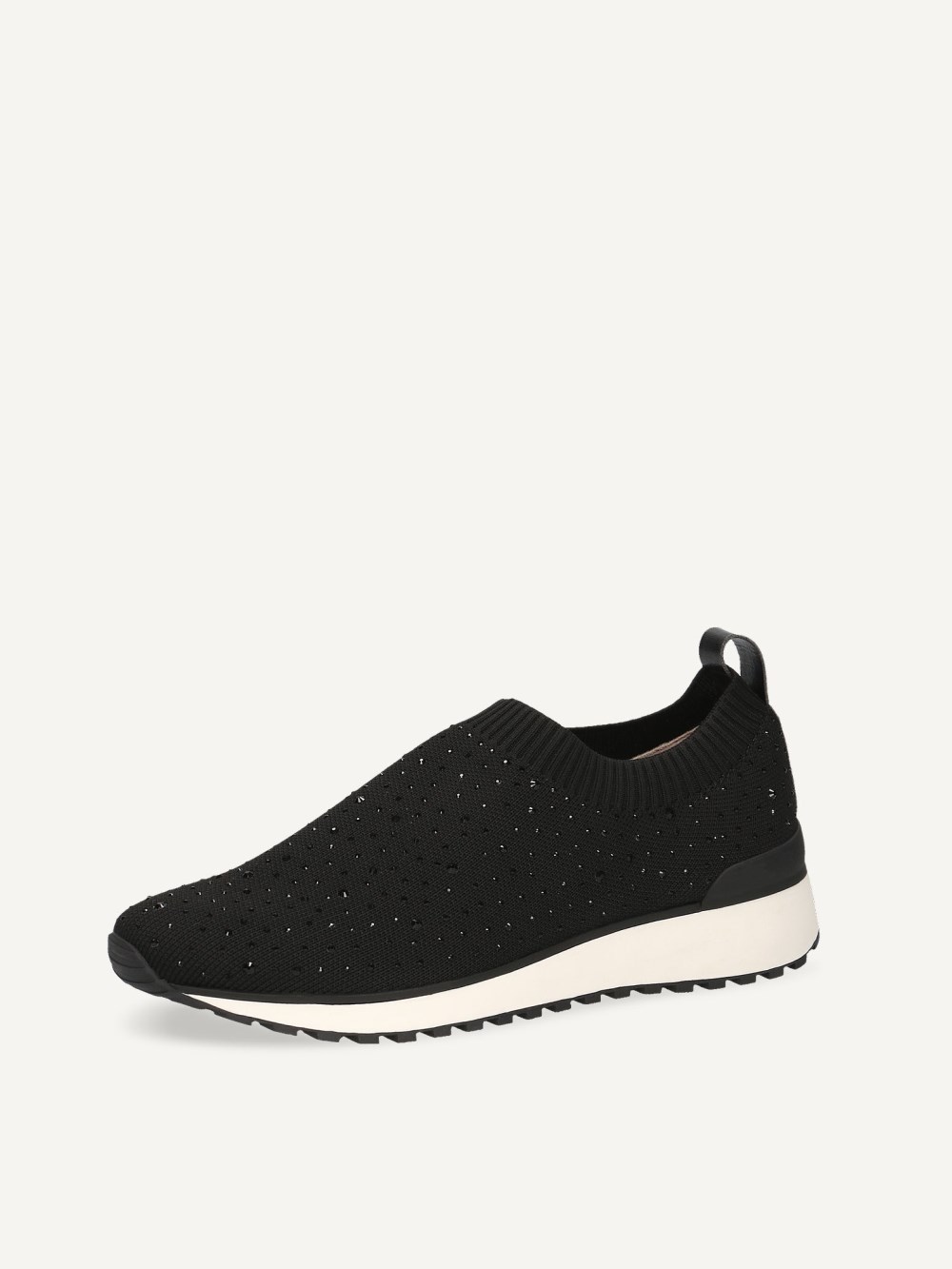 Caprice Sneaker - Schwarzer Strick