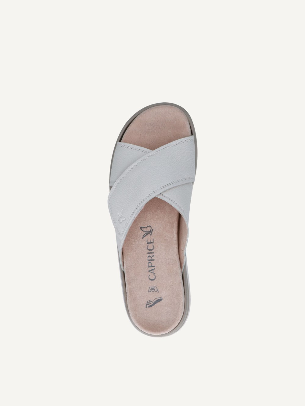 Caprice Slipper - Weißes Nappa