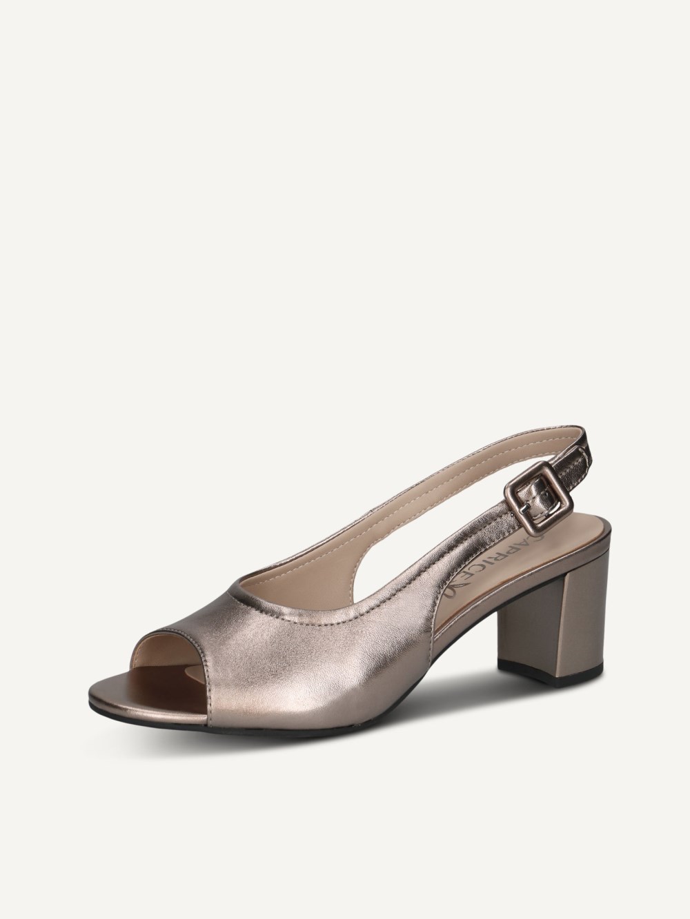 Caprice Sandalette - Braun Metallic