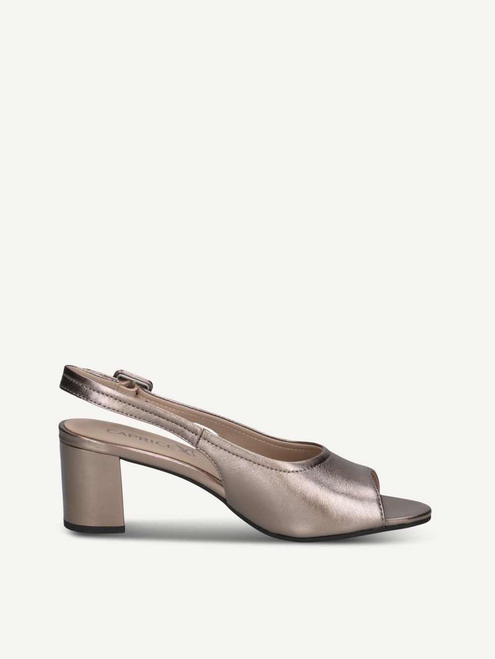 Caprice Sandalette - Braun Metallic