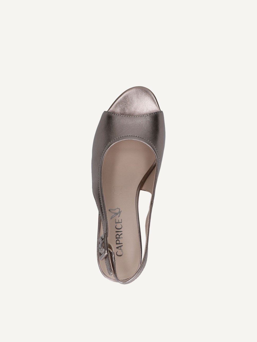 Caprice Sandalette - Braun Metallic