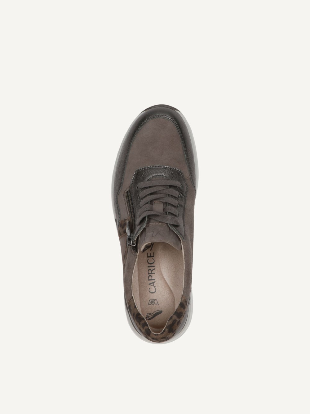 Caprice Sneaker - Taupefarbener Kamm