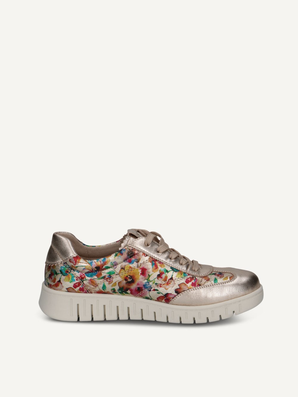 Caprice Sneaker - Blumenmetall.
