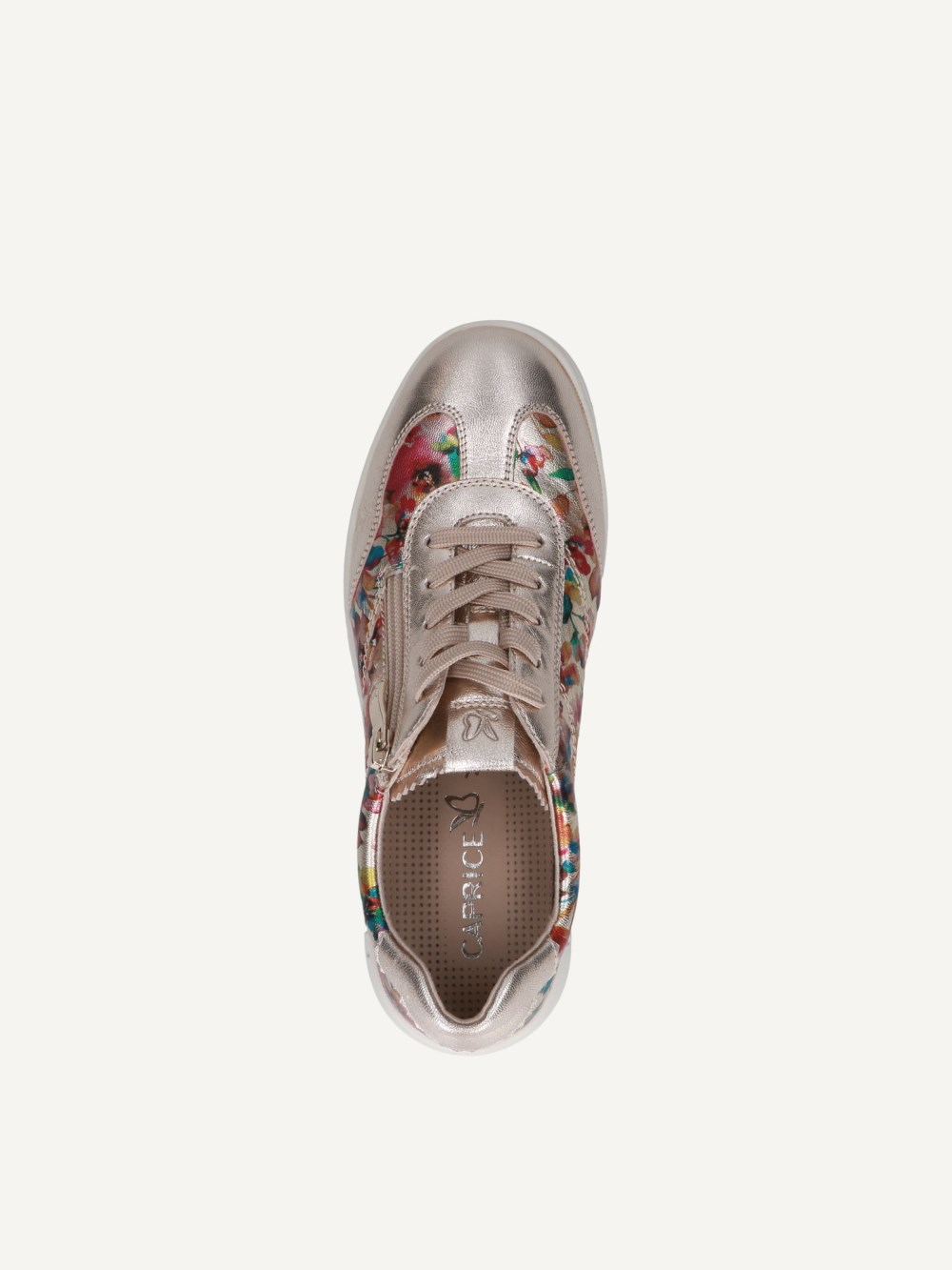 Caprice Sneaker - Blumenmetall.
