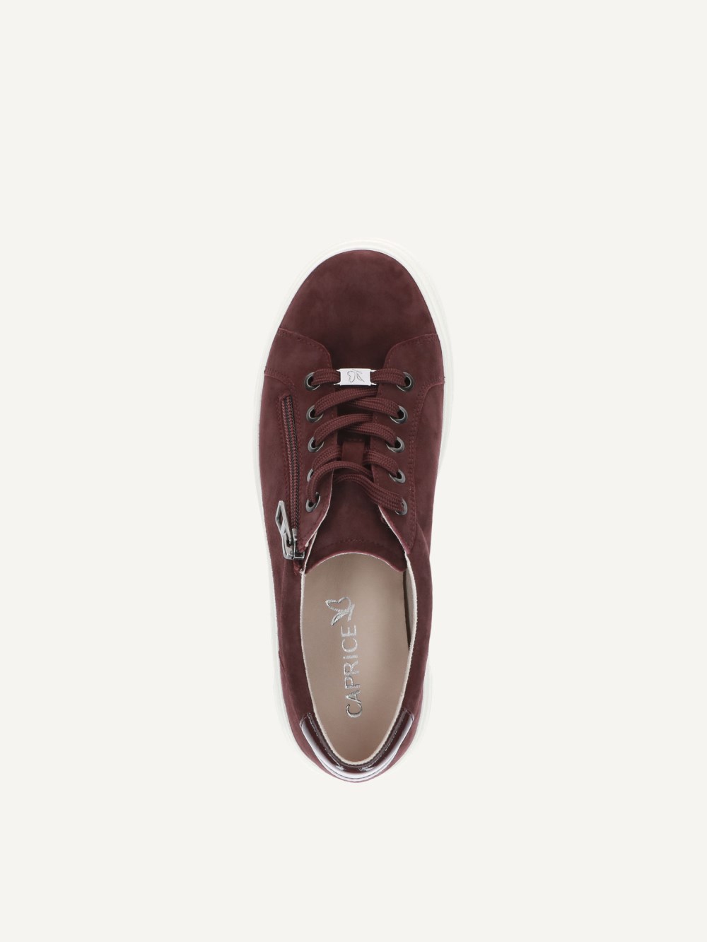 Caprice Sneaker - Bordeaux-Wildleder